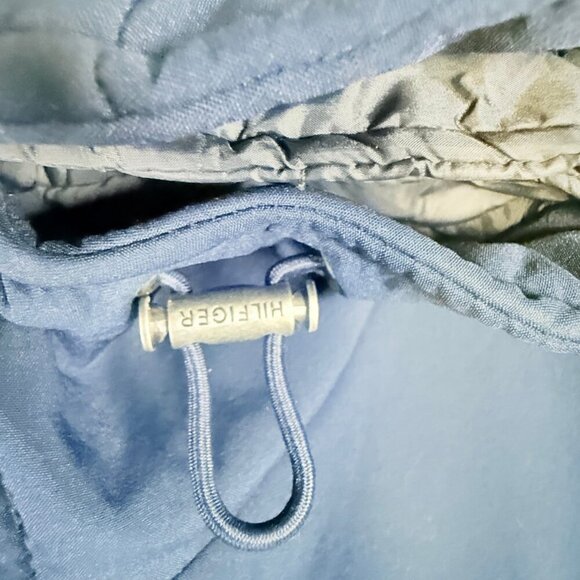 Tommy Hilfiger Men's Navy Blue Soft Shell Bomber Jacket with Hood - XS - Picture 9 of 16